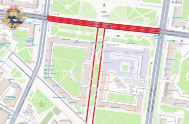 В центре Могилева 15 декабря ограничат движение из-за новогоднего шоу